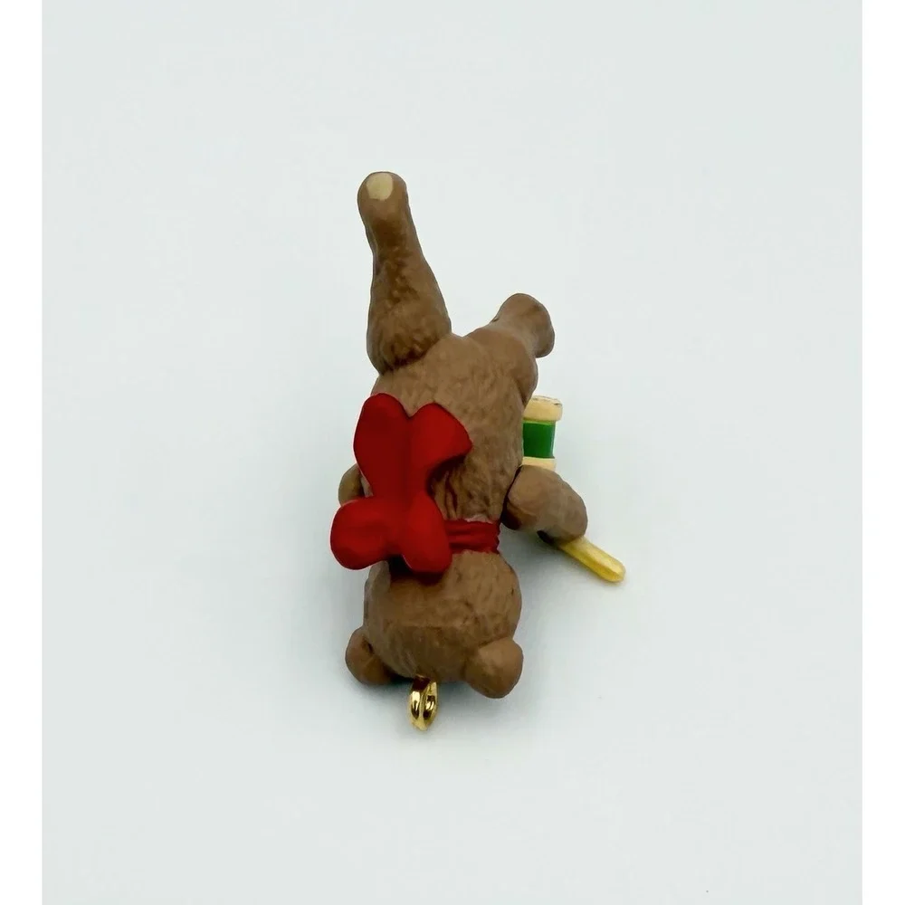 1994 Hallmark Keepsake Ornament March of the Teddy Bears 2 Drummer Miniature VTG